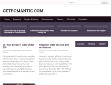 Tablet Screenshot of getromantic.com